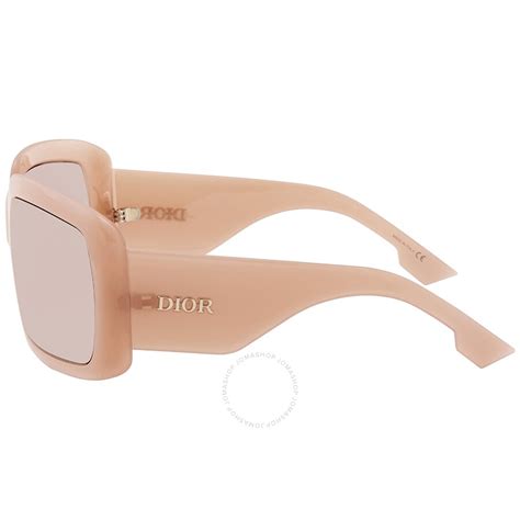 Dior So Light Light Pink Rectangular Ladies Sunglasses